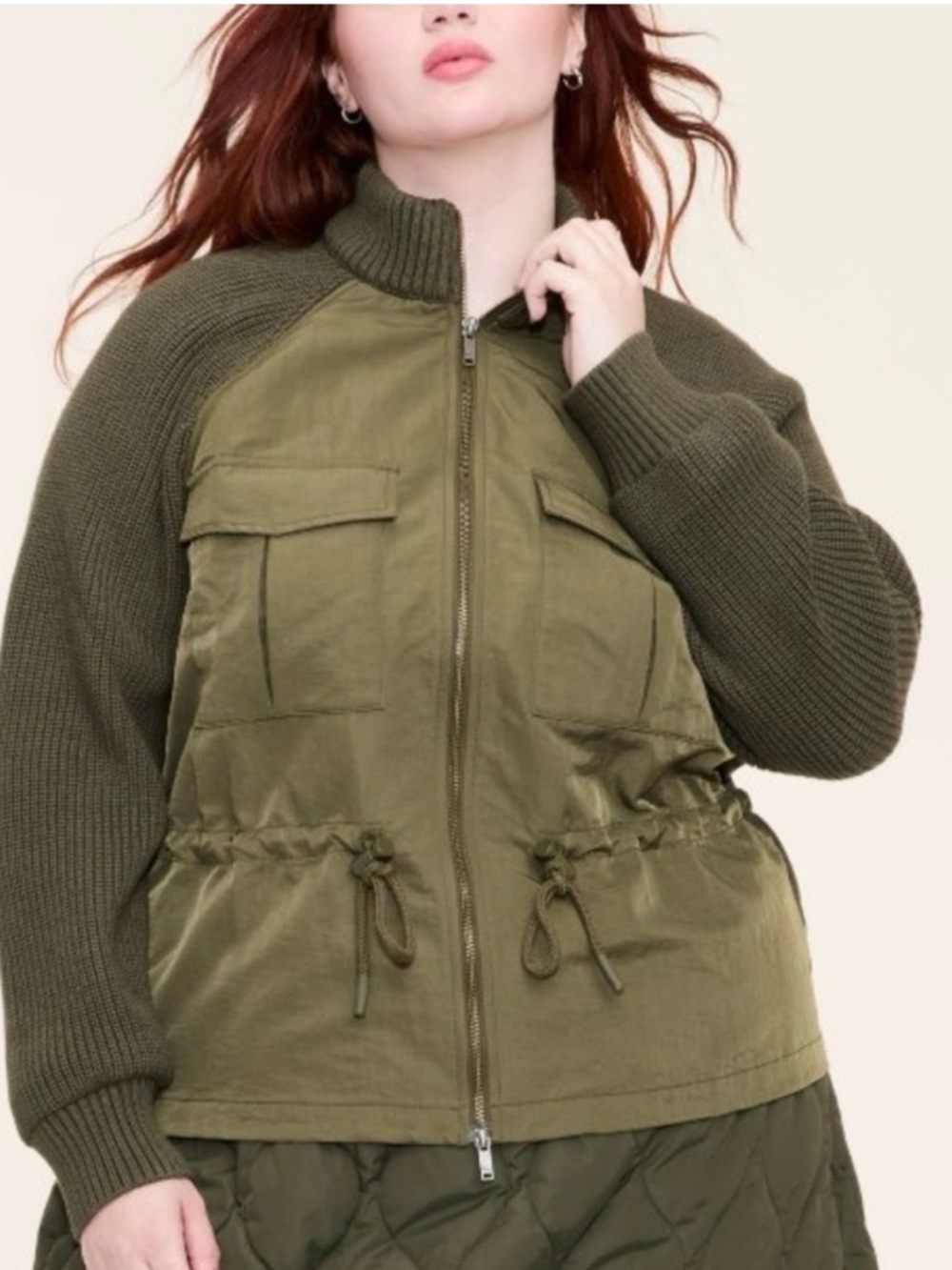 Woolrich X Target Olive Green Zip Up Jacket 2X NWOT